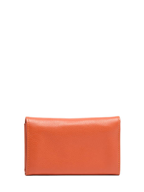 Porte-monnaie Madras Cuir Etrier Orange madras EMAD469 vue secondaire 2